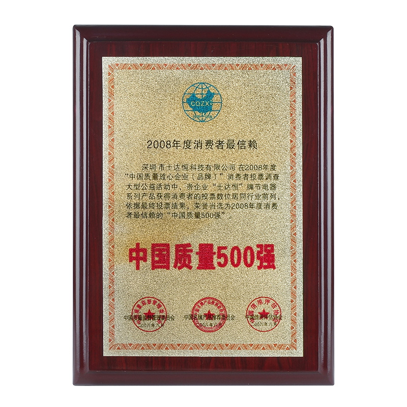 中國質量500強單位